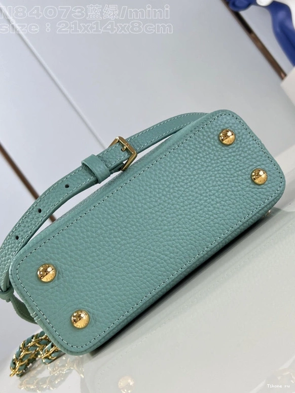 Affordable LOUIS VUITTON MINI-22*12*8CM CAPUCINES 0718
